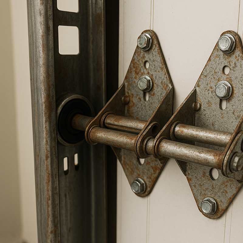 Old garage door hinges